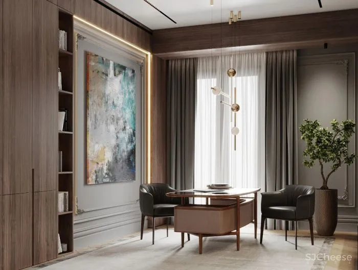 240㎡现代折衷主义,奢尚!