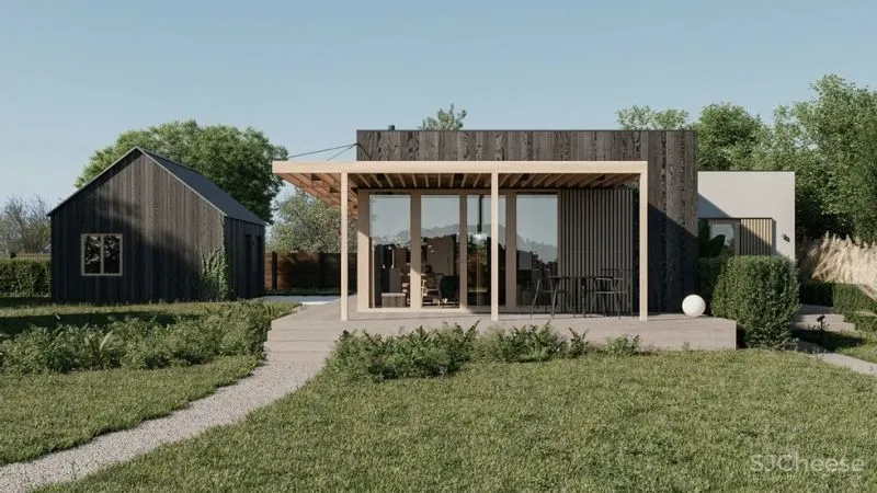 90㎡原木风设计,每一块木头都有它的脾气!