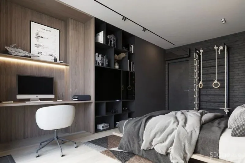 177㎡纯灰大宅,纯粹舒适的设计感之家