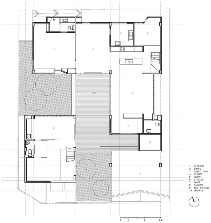 新作 凉廊连接的九宫格 第二代11号住宅 Beautbureau