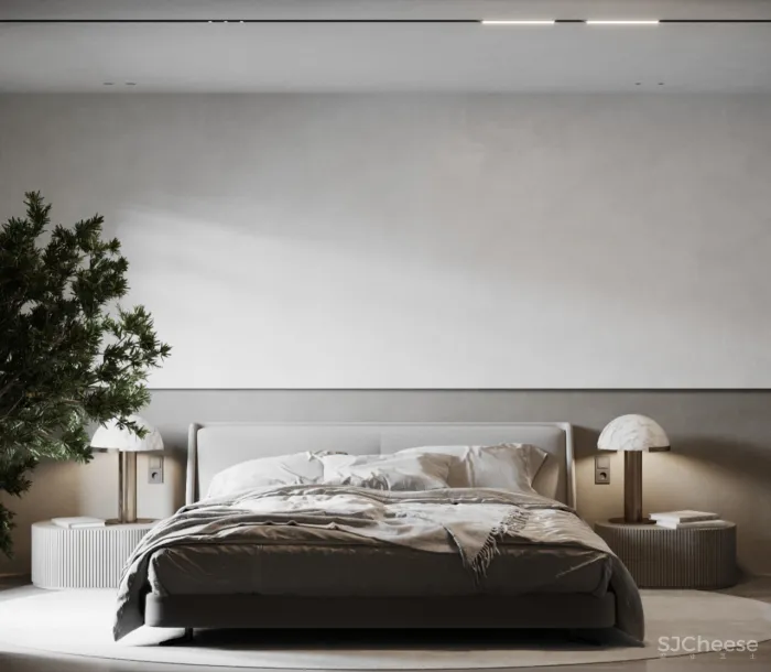 72㎡ 二室一厅二卫,精致的简约设计超有格调!