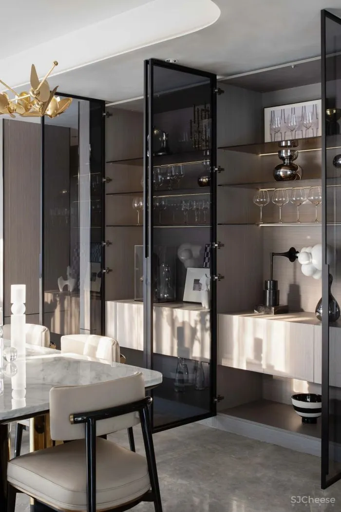 292㎡春城大平层,充满诗意的现代轻奢格调 美纵设计