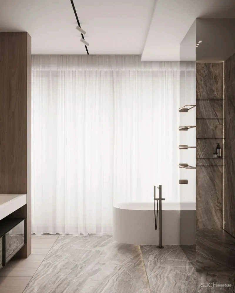 170㎡极简宁静,城市魅力