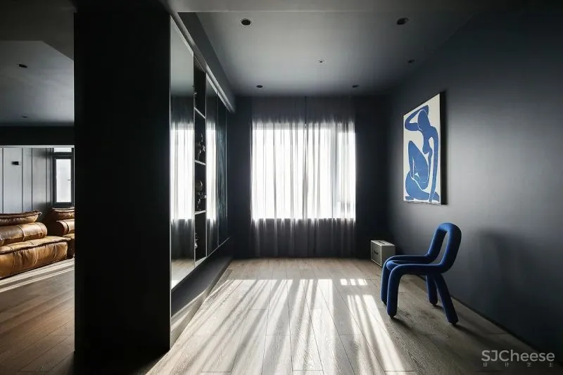 优雅从容的146㎡,五十度黑灰打造极致气质!