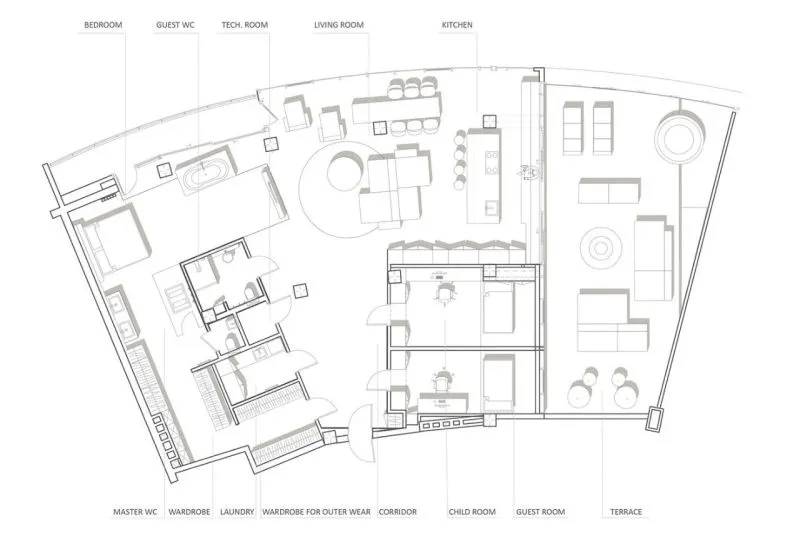超广角落地窗私人公寓，不出户眺望整个黑海！