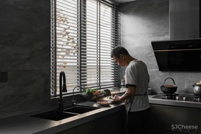 清杺之禅,朴素雅致的中式跃层 原木空间设计