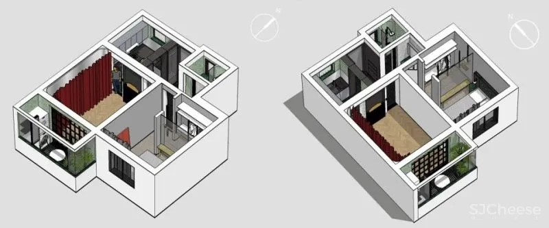 新作 “老破小”中的家庭剧院，上海 寻长设计