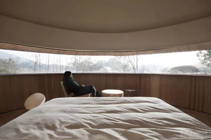 江西\森林中的蘑菇木屋 休耕建筑