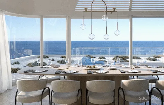 海景豪宅也太美了！简单、干净，藏不住的奢华！