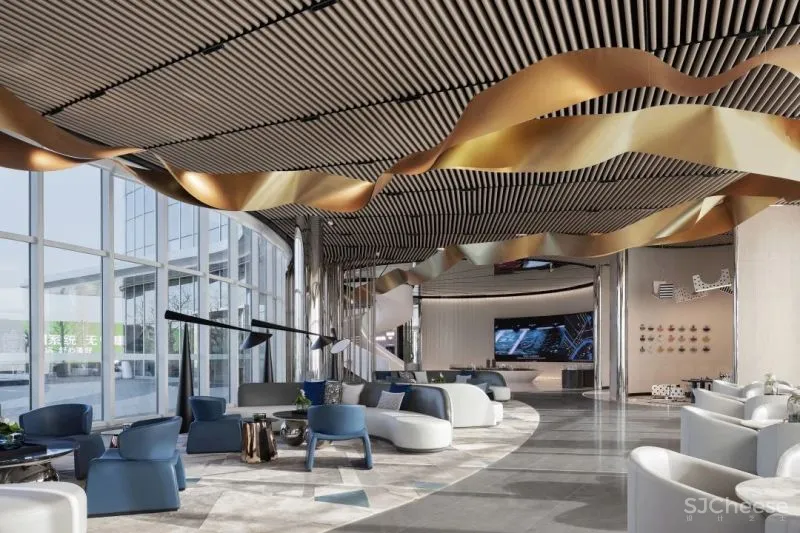 生活感与未来感爆棚的售楼处|AOD设计