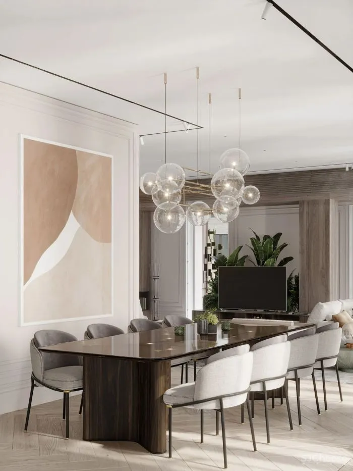 240㎡现代折衷主义,奢尚!