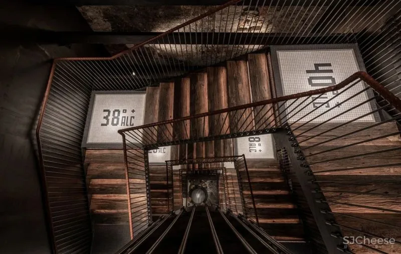 一个19世纪的6层老建筑,被改造成5个概念酒吧和餐吧,由低往高,越往上走越上头!