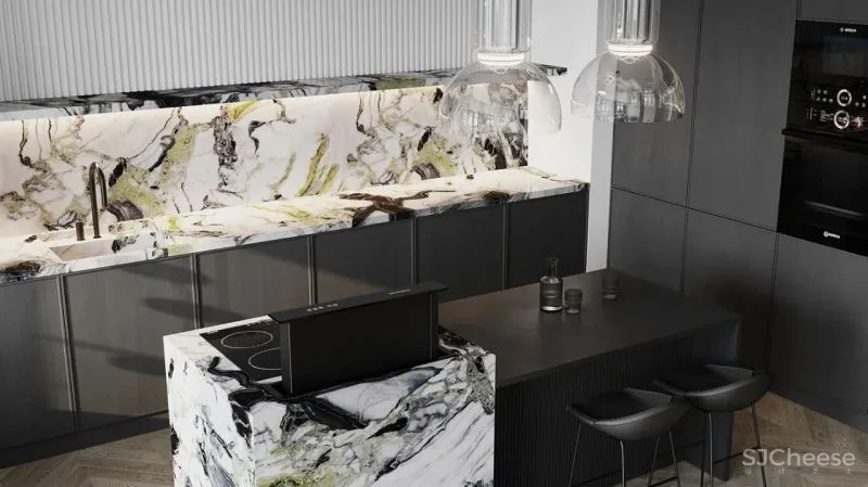 一室一厅奢华公寓,精致的简约设计更有格调!