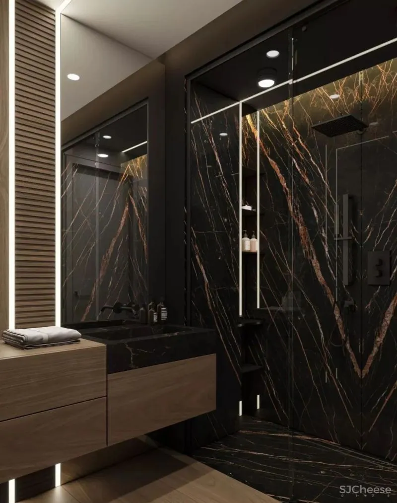 高级灰携手胡桃木，弹奏家居装饰新篇章