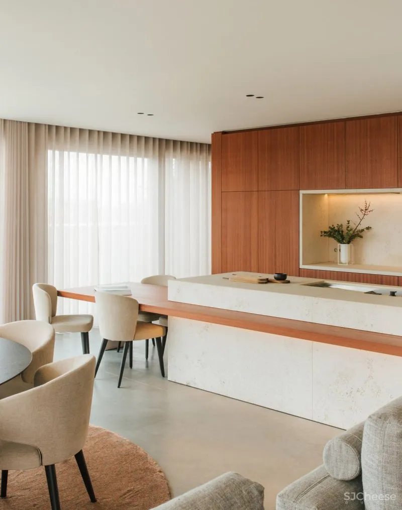 125㎡顶层公寓现代极简室内装饰设计