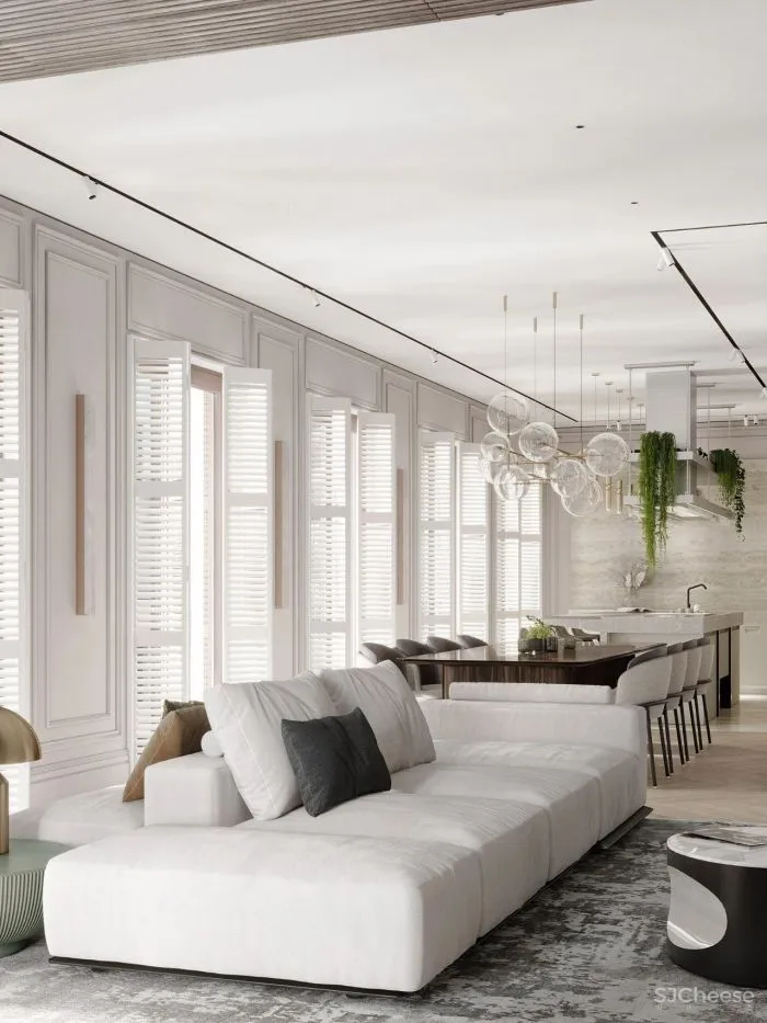 240㎡现代折衷主义,奢尚!