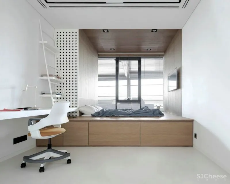 320㎡天然色系，与大海的颜色产生共鸣和交融