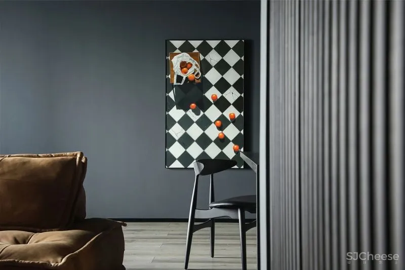 优雅从容的146㎡,五十度黑灰打造极致气质!