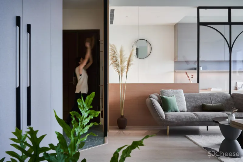 一间被光和爱贯穿的家,多了间书房,扩大了餐厅,生活得更加惬意了!