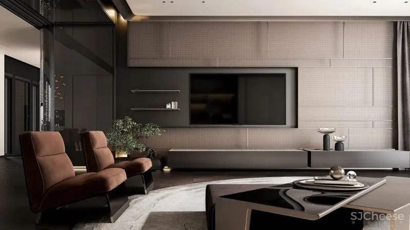 自然色彩的完美融合，优雅舒适的居住空间！