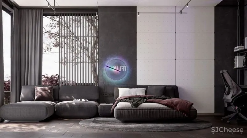 自然色彩的完美融合，优雅舒适的居住空间！