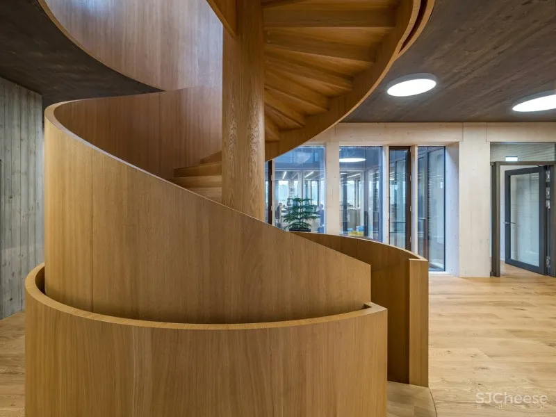 19米云杉树‘表皮’，Ziegler木材总部 Brückner - Brückner Architekten