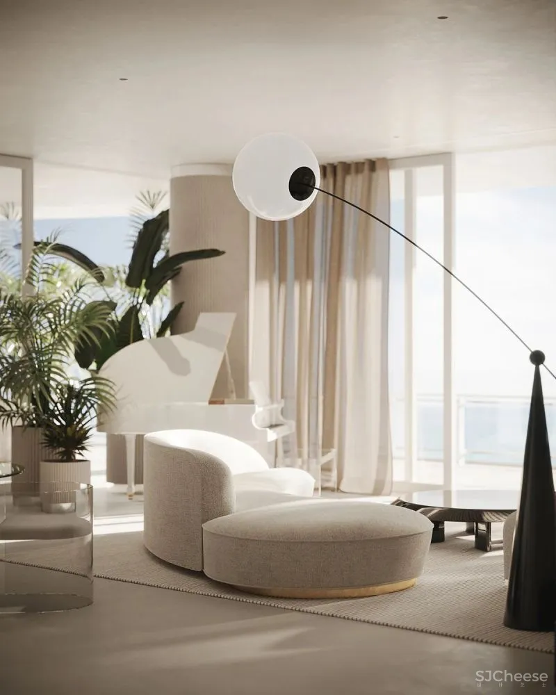 170㎡极简宁静,城市魅力