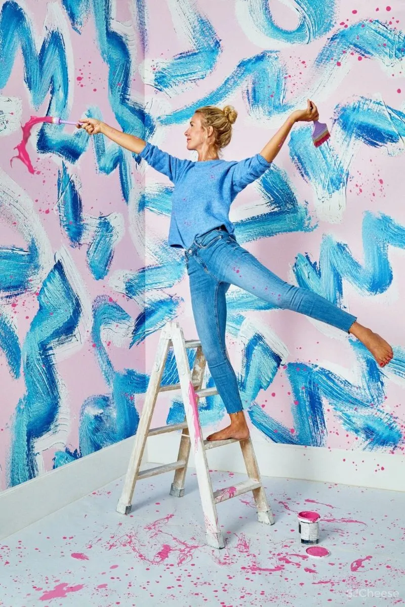 梦幻的复古未来公寓,女设计师大胆玩“色”!