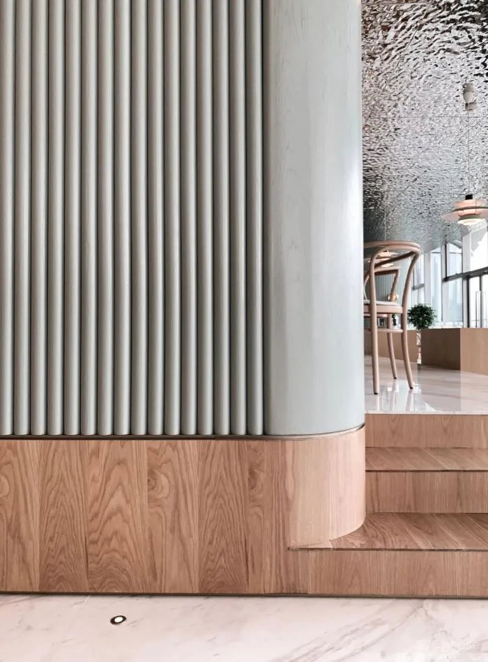 餐厅设计宁静舒缓似河流