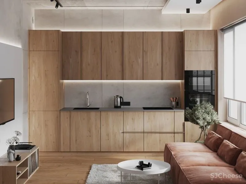 天然质感公寓,暗藏小户型的生活哲学!