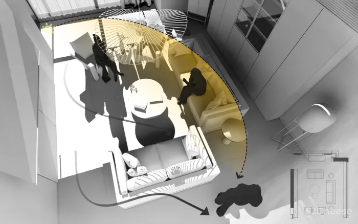 深圳屋主买下184㎡,摩登都市风 5米长衣帽间,装出大宅气度!