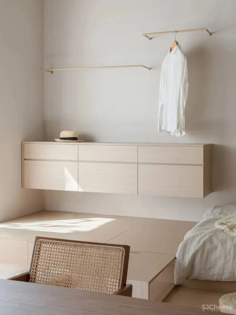 风和树影，重获新生的70㎡上海老洋房 桐话空间