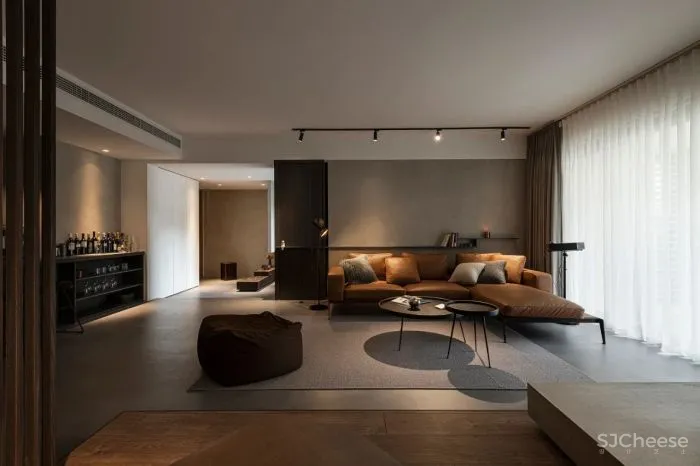 159㎡二居室,留白的空间实用又有格调