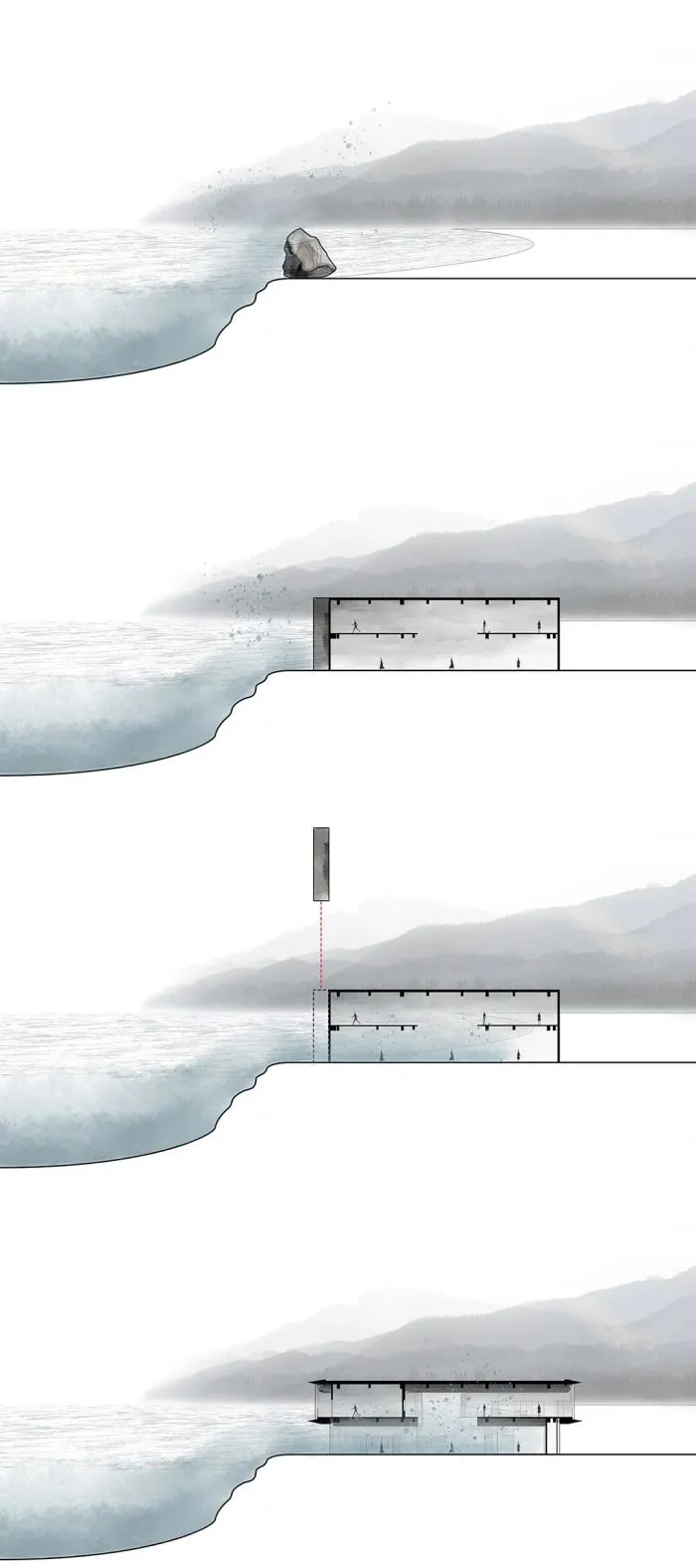 水相设计 华润青岛灵山湾悦府,海上之光!