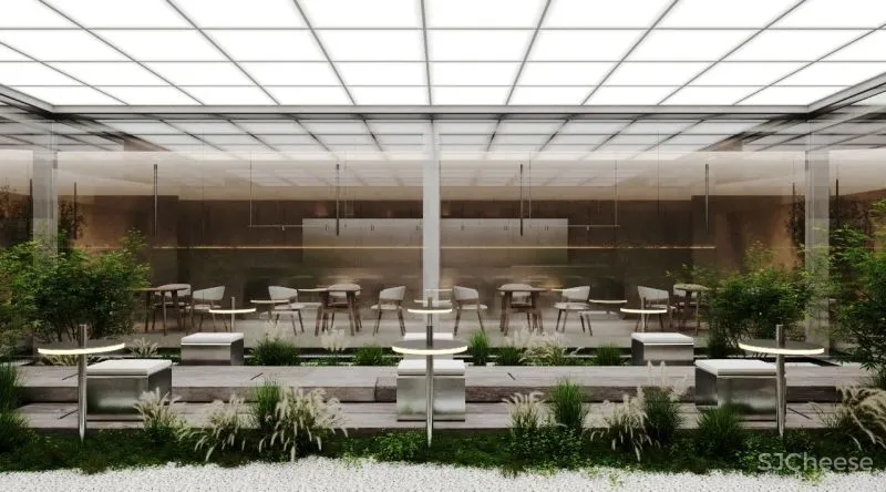 Nikita Riasov新作|体验材质的生活餐馆