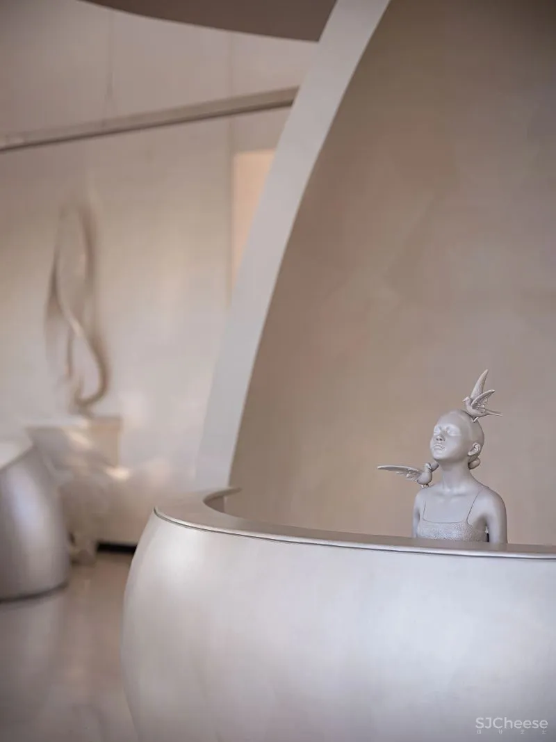 曲线交织,创造独特的艺术韵律 广州GBD设计