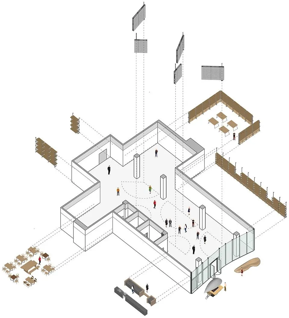 新作 嵌入旋转“结构” 无目的概念书店 罗宇杰工作室