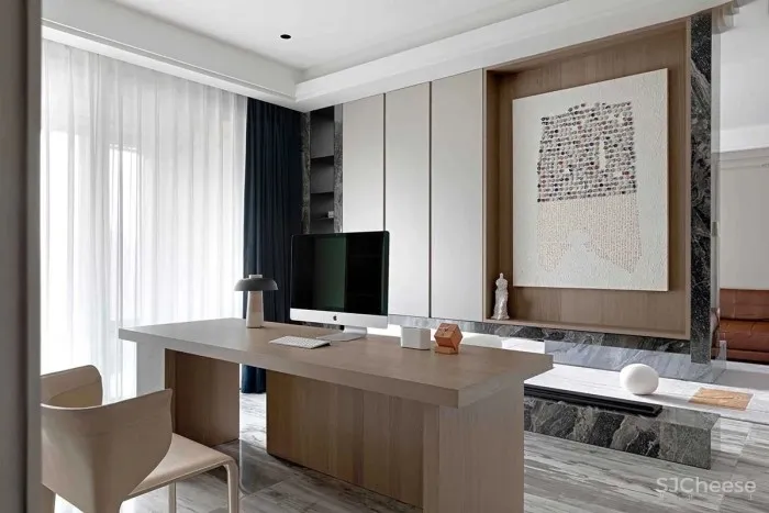 杭州尔间设计丨相半一个幸福的四口之家