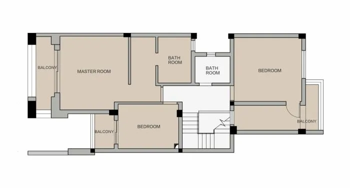 220㎡下跃五居室,现代摩登范儿 宏福樘设计