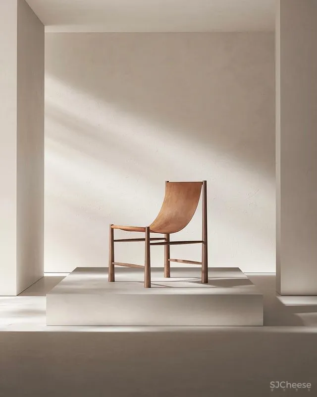 95后小哥做的效果图,同色系更适合极简风