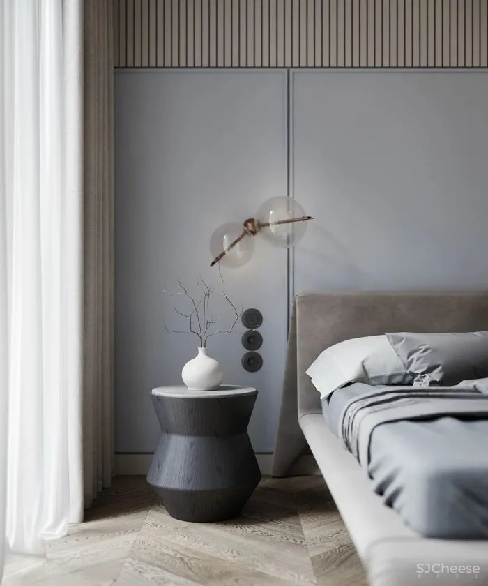 105㎡ 三居室，简约＋轻奢，最有范的设计格调