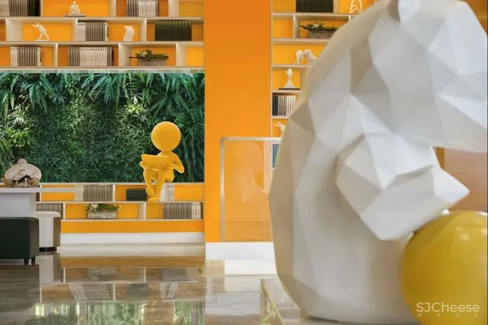 EH DESIGN 空间 金地·奥园格林云尚售楼处：自然的生长