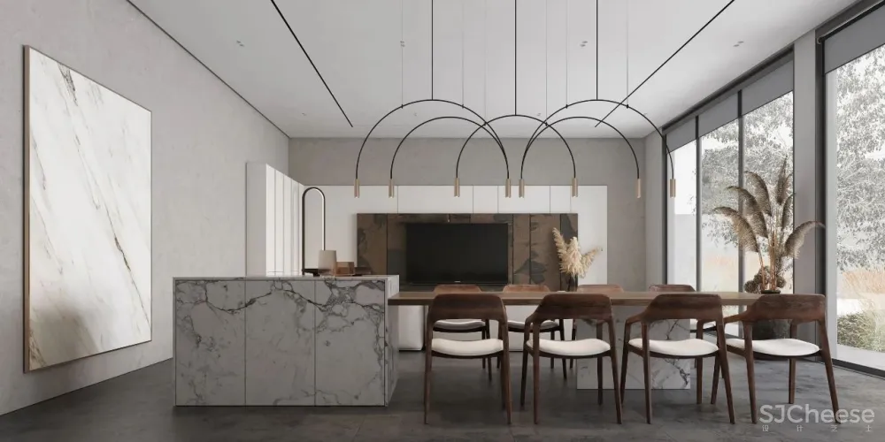 高质主义的双层公寓,兼具艺术与奢华!