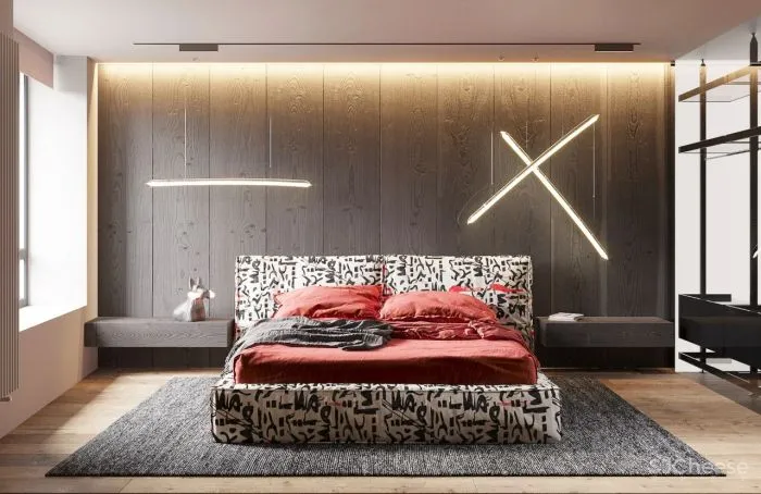 55㎡二居室,男性的雅致空间!