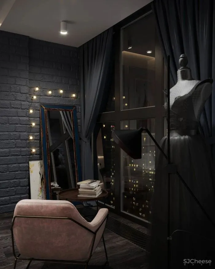 129㎡一居室,古典与现代的气氛,好迷人!