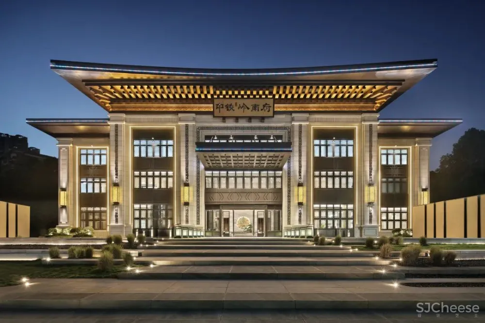 以《千里江山图》为灵感,打造生活与美学并存的空间。