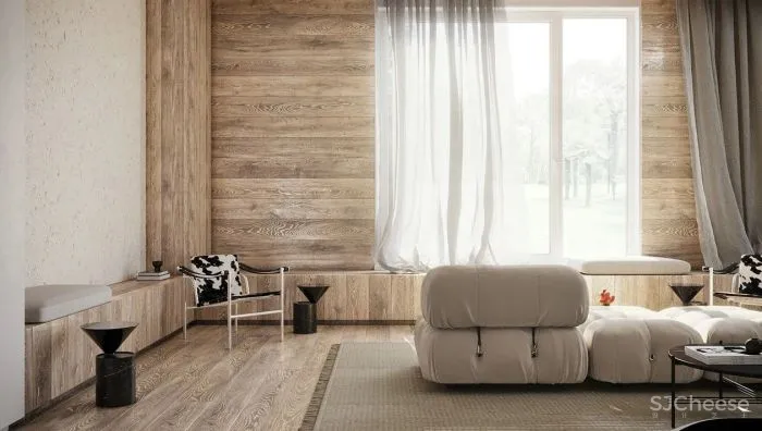 原木 白色的经典搭配,耐看极了!