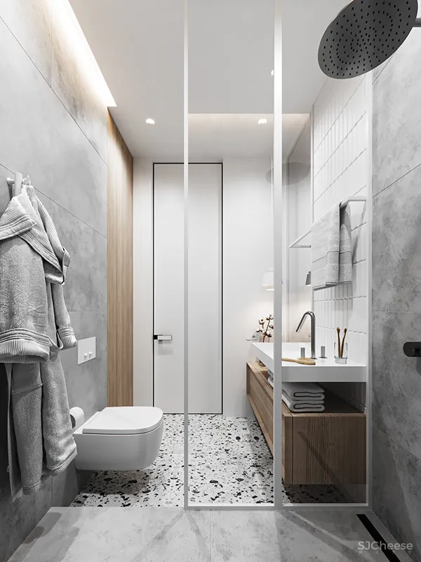 60㎡ 一室户,这样设计真显大!