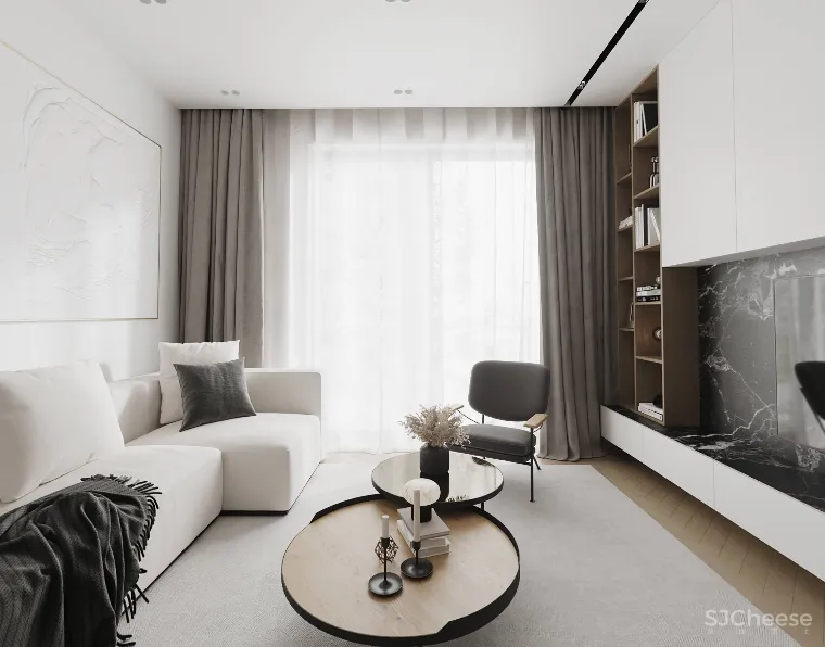 一居室的公寓,这样设计 1㎡ 都不浪费还显格调