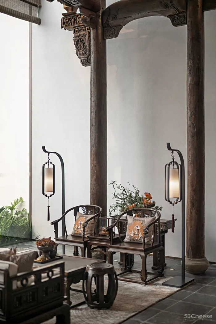 吴文粒新作 丨 800㎡闲庭深院,极致东方,重现百年古宅风华!